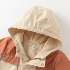 Dave&Bella Girls/Boys Autumn Outdoor Warm Hooded Fleece Jacket Top