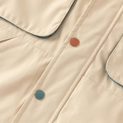 Dave&Bella Girls/Boys Autumn Outdoor Warm Hooded Fleece Jacket Top