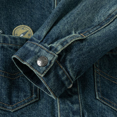 Dave&Bella Boys Autumn Cotton Denim Blue Casual Long Sleeve Jacket Coat