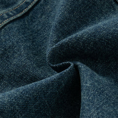 Dave&Bella Boys Autumn Cotton Denim Blue Casual Long Sleeve Jacket Coat