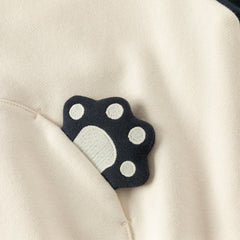 Dave&Bella Boys Autumn Casual Navy Blue Cute Animal Ears Hooded Jacket