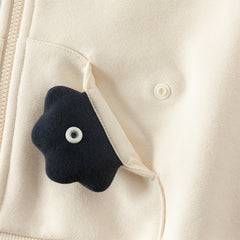 Dave&Bella Boys Autumn Casual Navy Blue Cute Animal Ears Hooded Jacket