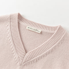 Dave&Bella Toddler Girls Autumn Breathable Purple Cotton Sleeveless Vests Tops