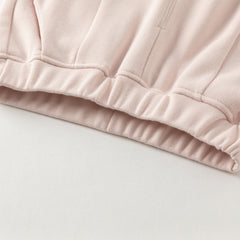 Dave&Bella Toddler Girls Autumn Pink Sweet Cozy Sweatshirts Long Pants Suits Set