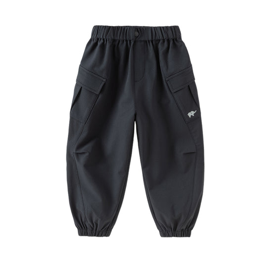 Dave&Bella Kids Boys Autumn Dark Grey Outdoor Sports Losse Pants