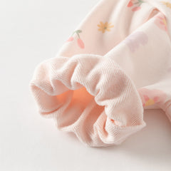 Dave&Bella Girls Autumn Toddler Sweet Pink Floral Sweatshirts Tops