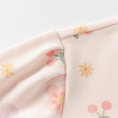 Dave&Bella Girls Autumn Toddler Sweet Pink Floral Sweatshirts Tops