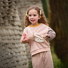 Dave&Bella Girls/Boys Autumn Colorblocked Cotton Long Sleeve Sweatshirts Tops