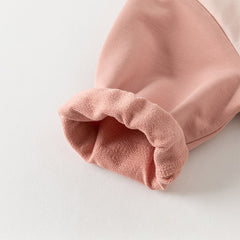 Dave&Bella Girls/Boys Autumn Colorblocked Cotton Long Sleeve Sweatshirts Tops