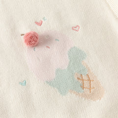 Dave&Bella Girls Autumn Cotton Knit Pullover Sweaters Vest Top