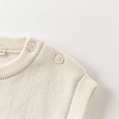 Dave&Bella Girls Autumn Cotton Knit Pullover Sweaters Vest Top