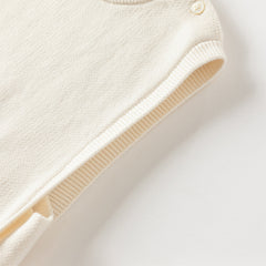 Dave&Bella Girls Autumn Cotton Knit Pullover Sweaters Vest Top