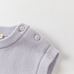 Dave&Bella Girls Autumn Cotton Knit Pullover Sweaters Vest Top