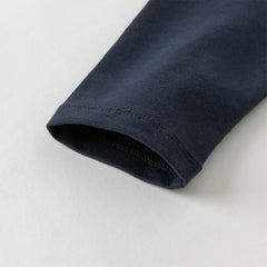 Dave&Bella Girls/Boys Autumn Cotton Grey/Pink Bear Print Breathable T-Shirts Top