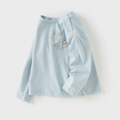 Dave&Bella Toddler Girls/Boys Autumn Cotton Classic T-shirts Tops