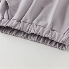 Dave&Bella Toddler Girls Autumn Purple Comfortable Stylish Cotton Drawstring Harem Pants