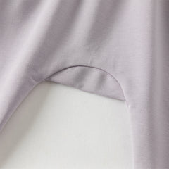 Dave&Bella Toddler Girls Autumn Purple Comfortable Stylish Cotton Drawstring Harem Pants