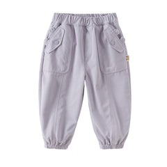 Dave&Bella Toddler Girls/Boys Drawstring Loose Casual Long Pants