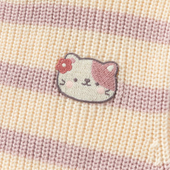 Dave&Bella Toddler Girls Autumn Adorable Purple Striped Vest Tops