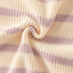 Dave&Bella Toddler Girls Autumn Adorable Purple Striped Vest Tops