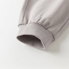 Dave&Bella Toddler Girls Autumn Grey Pink Sweatshirt Pants Sports Suits Sets