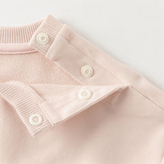 Dave&Bella Toddler Girls Autumn Grey Pink Sweatshirt Pants Sports Suits Sets