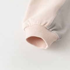 Dave&Bella Toddler Girls Autumn Grey Pink Sweatshirt Pants Sports Suits Sets