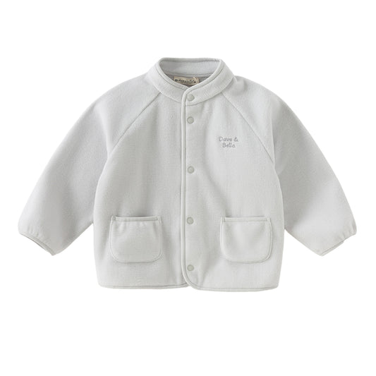 Dave&Bella Girls/Boys Autumn Warm Long Sleeve Fleece Jacket Coat