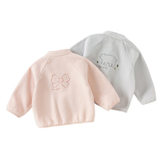 Dave&Bella Girls/Boys Autumn Warm Long Sleeve Fleece Jacket Coat