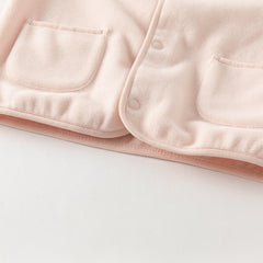 Dave&Bella Girls/Boys Autumn Warm Long Sleeve Fleece Jacket Coat