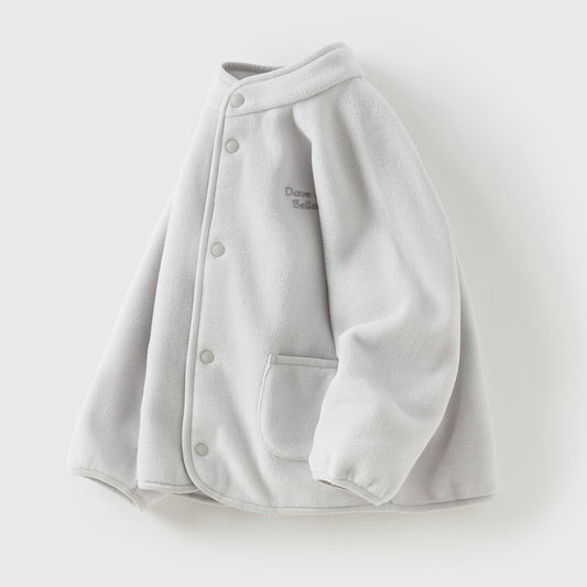 Dave&Bella Girls/Boys Autumn Warm Long Sleeve Fleece Jacket Coat