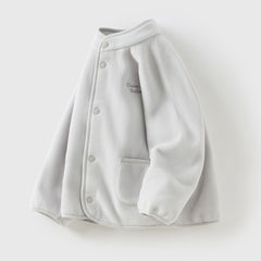 Dave&Bella Girls/Boys Autumn Warm Long Sleeve Fleece Jacket Coat