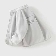 Dave&Bella Girls/Boys Autumn Warm Long Sleeve Fleece Jacket Coat