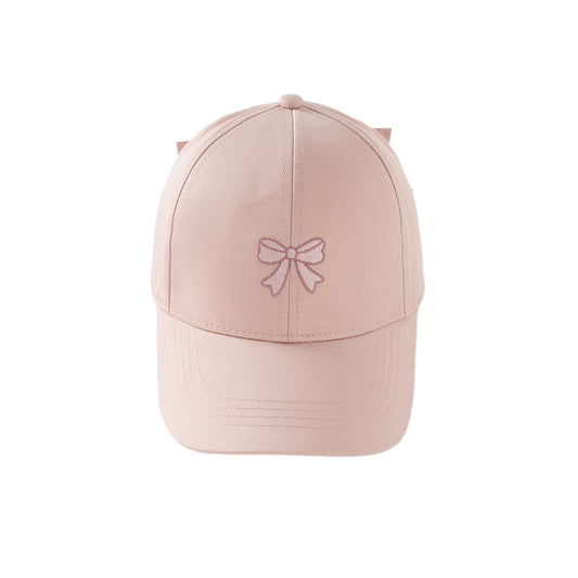 Dave&Bella Girls Autumn Cotton Pink Dome Baseball Caps Hats
