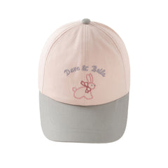 Dave&Bella Girls/Boys Autumn Cotton Grey/Purple Pink Baseball Cap Hat