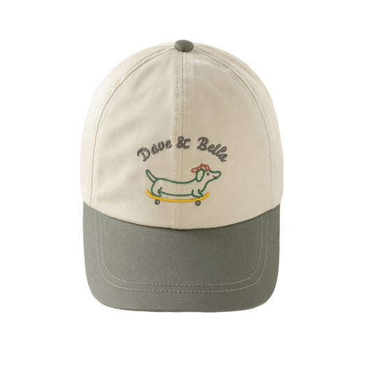 Dave&Bella Girls/Boys Autumn Cotton Grey/Purple Pink Baseball Cap Hat