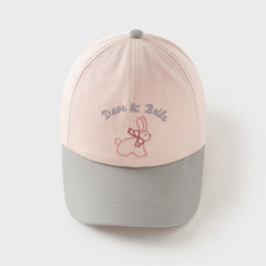 Dave&Bella Girls/Boys Autumn Cotton Grey/Purple Pink Baseball Cap Hat