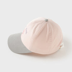 Dave&Bella Girls/Boys Autumn Cotton Grey/Purple Pink Baseball Cap Hat