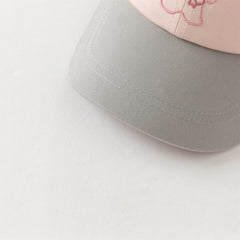 Dave&Bella Girls/Boys Autumn Cotton Grey/Purple Pink Baseball Cap Hat