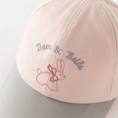 Dave&Bella Girls/Boys Autumn Cotton Grey/Purple Pink Baseball Cap Hat
