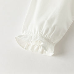 Dave&Bella Toddler Girls Black Top Pinafore Dress Two-Piece Set