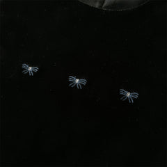 Dave&Bella Toddler Girls Black Top Pinafore Dress Two-Piece Set