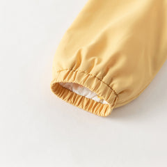 Dave&Bella Toddler Girls Yellow Outwear Hooded Coat