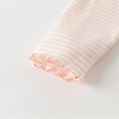 Dave&Bella Toddler Girls/Boys Autumn Cotton Casual Striped T-Shirts Top