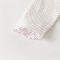 Dave&Bella Toddler Girls/Boys Autumn Cotton Casual Striped T-Shirts Top