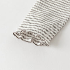 Dave&Bella Toddler Girls/Boys Autumn Cotton Casual Striped T-Shirts Top