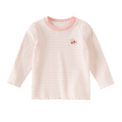 Dave&Bella Toddler Girls/Boys Autumn Cotton Casual Striped T-Shirts Top