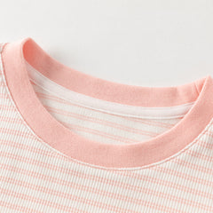 Dave&Bella Toddler Girls/Boys Autumn Cotton Casual Striped T-Shirts Top