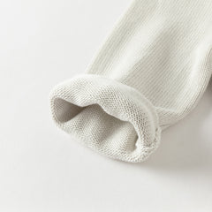 Dave&Bella Toddler Girls Autumn Light Grey Cat Print Cute Knit Sweater Mesh Party Dress