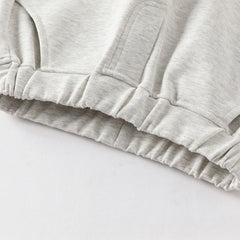 Dave&Bella Toddler Girls Fashion Silver Grey Casual Loose Knit Pants